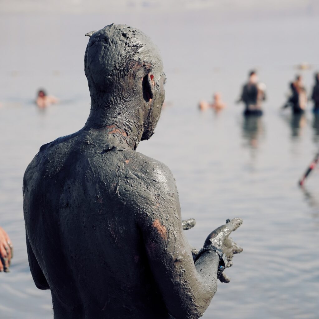 man at the dead sea